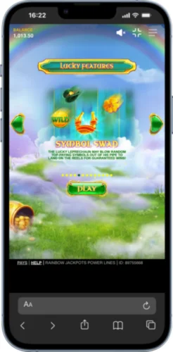 Features Rainbow Jackpots