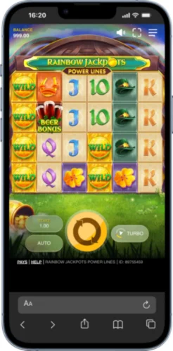 Rainbow Jackpots game